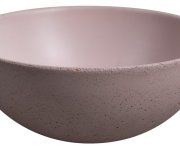 Sapho Minor Betonové Umývátko Na Desku, ø 26cm, Růžová Mat