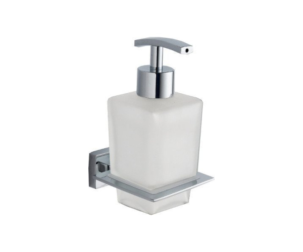 Aqualine Apollo Dávkovač Mýdla, 200ml, Mléčné Sklo, Chrom