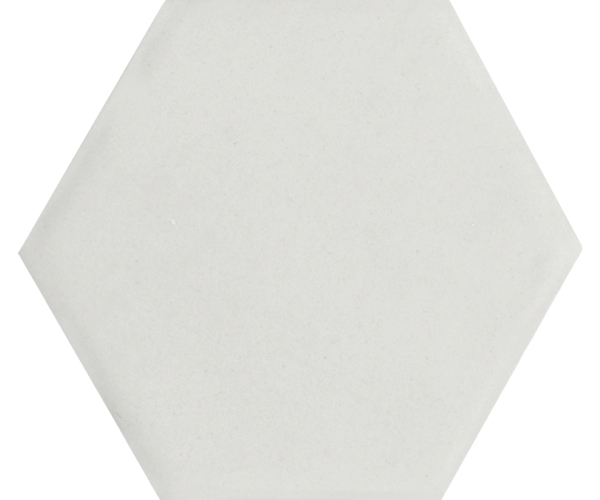 Dlažba Tonalite Geomat  Hexagon Talco 6x7 - bílá