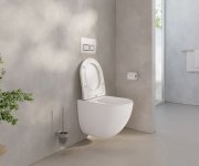 WC Chrome AquaSpin set, včetně sedátka SoftClose - WC Chrome AquaSpin set, závěsný, bílá X03121