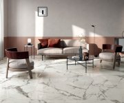 Dlažba jako mramor Flaviker Supreme Evo Invisible Select 120x120 Luc. Rett. - bílá