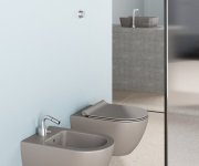 Gsi Pura Bidet Závěsný 36x50cm, Tortora Mat