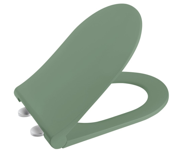 Sapho Brilla Wc Sedátko, Slim, Soft Close, Zelená Mat