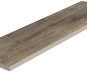 2cm dlažba jako dřevo Tuscania North Wind Melange 40x122 Rett. - hnědá