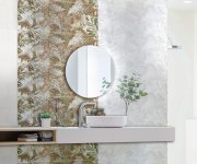 Vzorovaný obklad Brennero Habita Scenic White 33,3x100 - bílá