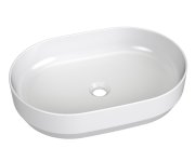 Umyvadlo Zeta Slim - Umyvadlo Zeta Slim 55, bez otvoru pro baterii, bez přepadu, bílá XJX01155007