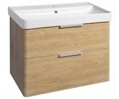 Aqualine Deneb Umyvadlová Skříňka 77,3x55x42,4cm, Dub Emporio