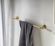 Sapho Perla Držák Ručníků 645mm, Zlato