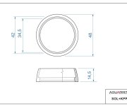 Náhradní Krytka Pod Páku Pro Baterie Sol3113p SOL+KPP-1
