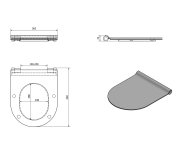 Gsi Wc Sedátko, Slim, Soft Close, Quick Release, Creta Mat/chrom
