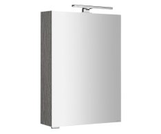 Sapho Mirró Galerka S Led Osvětlením, 50x70x16cm, Levá/pravá, Dub Stříbrný