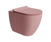 Gsi Pura Wc Mísa Stojící, Swirlflush, 36x55cm, Spodní/zadní Odpad, Blush Dual-mat