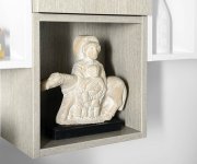 Sapho Espace Otevřená Policová Skříňka 35x35x22cm, Dub Stříbrný