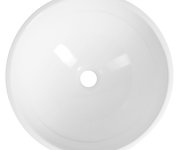 Sapho Moon Keramické Umyvadlo Na Desku Vysoké, Průměr 43cm, Bílá