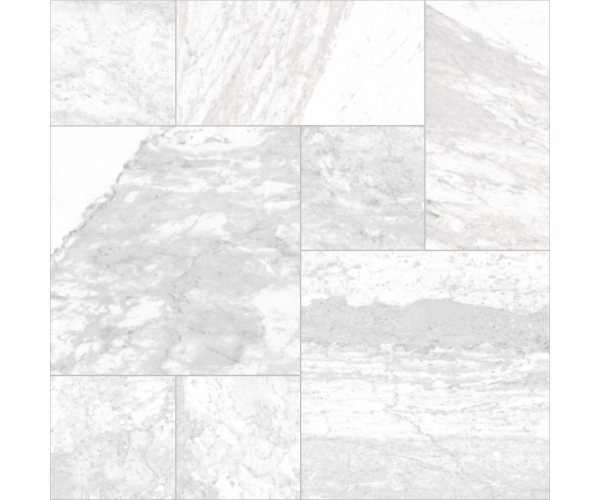 Dlažba jako mramor Codicer Evora White Modular 50x50 - bílá