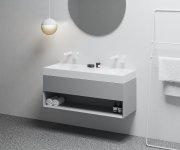 Dvojumyvadlo Lite 120, bez otvorů pro baterie, bez přepadu - Dvojumyvadlo Lite 120, bez otvorů pro baterie, bez přepadu XJX01312001