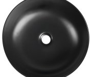 Sapho Rondea Keramické Umyvadlo Na Desku ø 41cm, černá Mat