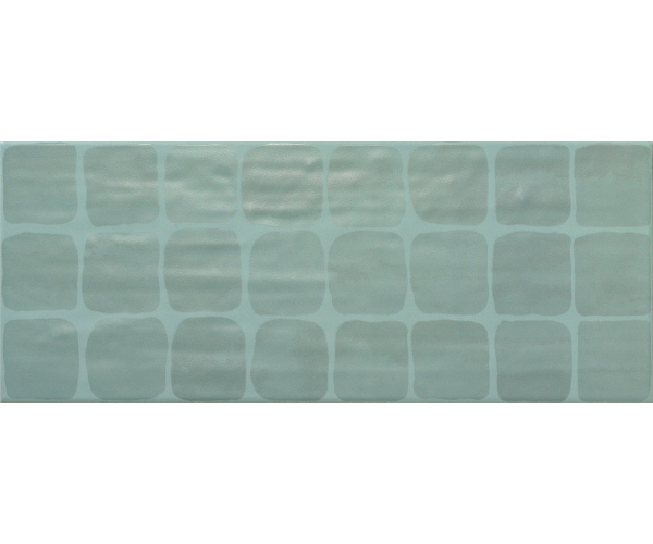 Vzorovaný dekor Ape Arts Pop Turquoise 20x50 - tyrkysová