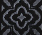 Vzorovaný dekor Aleluia Urban Atelier Decor Glam Preto 10x10