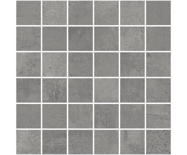 Mozaika Aparici Metallic Grey Mosaico 30x30 Nat. Rett. - šedá