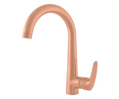 Dřezová baterie AMUR ZLATÁ RŮŽOVÁ - kartáčovaná 3/8" AM719.0ZRK