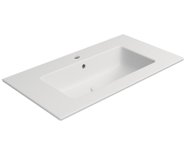Gsi Pura Keramické Umyvadlo Slim 82x46cm, Bílá Mat