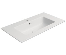 Gsi Pura Keramické Umyvadlo Slim 82x46cm, Bílá Mat