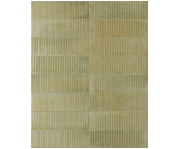 Dekor jako kámen Equipe Raku Sage Line Decor 6x18,6 - zelená