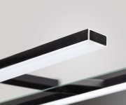 Sapho Esther 2 Led Svítidlo, 6 W, 280x14x107 Mm, Ip44, černá