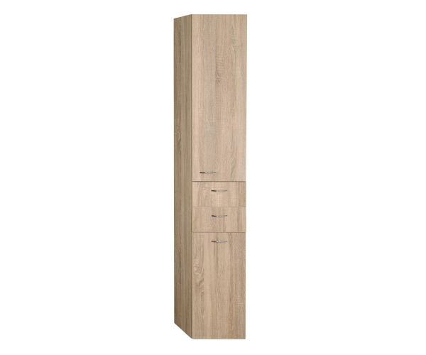 Aqualine Zoja/keramia Fresh Skříňka Vysoká S Košem 35x184x29cm, Dub Platin