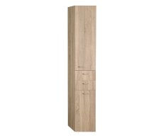 Aqualine Zoja/keramia Fresh Skříňka Vysoká S Košem 35x184x29cm, Dub Platin