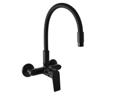 Dřezová baterie s flexibilním ramínkem COLORADO Černá - matná 150 mm CO102.5/10CMAT