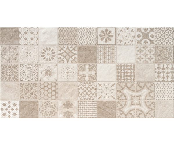 Vzorovaný dekor Ecoceramic Hidra Mystone Marfil 31,6 x 60 - béžová