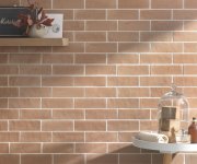 Retro obklad Tonalite Senren Terracotta 5x15 Luc. - hnědá
