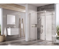 Pevná stěna Blix Slim BLSPS - BLSPS 80, lesk+transparent