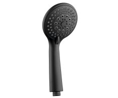 Aqualine Ruční Masážní Sprcha, 3 Režimy Sprchování, Průměr 100mm, Abs/černá Mat