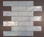 Retro obklad Equipe Mallorca Grey 6,5x20 - šedá