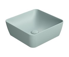 Gsi Sand/nubes Keramické Umyvadlo Na Desku 38x38cm, Ghiaccio Mat