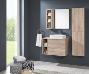 Mereo Aira, Koupelnová Skříňka 170 Cm Vysoká, Pravé Otevírání, Dub Kronberg