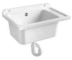 Aqualine Závěsná Výlevka 58x38cm, Plast Bílá