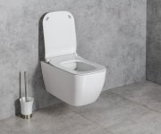 Isvea Vea Závěsná Wc Mísa Rimless, 34,5x52cm, Bílá