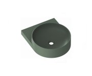 Umyvadlo Yard 40 bez otvoru - Umyvadlo Yard 40, bez otvoru pro baterii, bez přepadu, Grey Green XJX08040000
