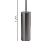 Gedy Flip Wc štětka Na Postavení, Gun Metal