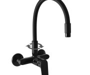 Dřezová baterie s flexibilním ramínkem COLORADO Černá - matná 150 mm CO102.5/10CMAT