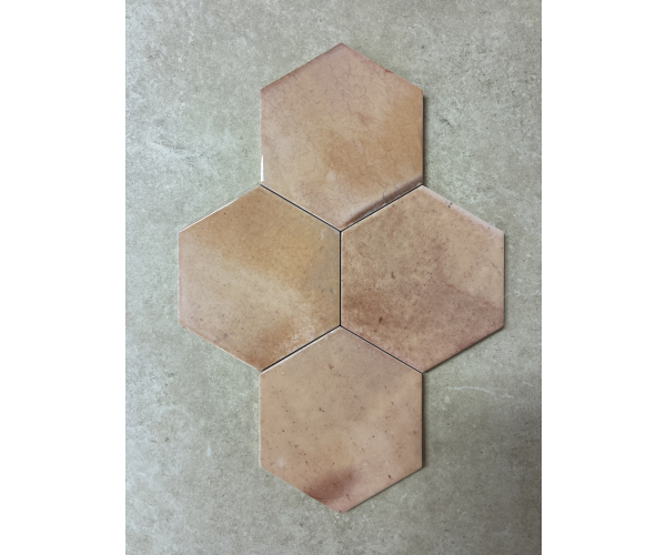 Retro dlažba Equipe Hanoi Pink 12,4x10,7 HEX - růžová (skladem)