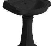 Kerasan Retro Keramické Umyvadlo 73x54cm, černá Mat