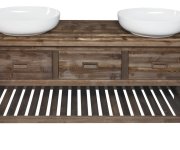 Sapho Brand Umyvadlová Skříňka 160x73x50cm, Mořený Smrk