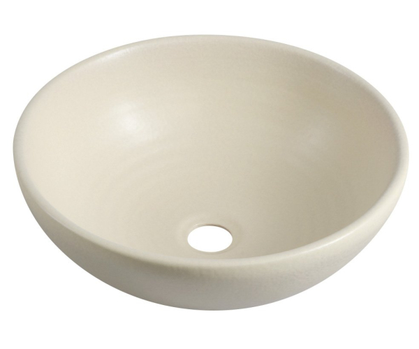 Sapho Attila Keramické Umyvadlo, Průměr 43cm, Slonová Kost
