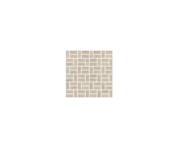 Dlažba jako kámen Coem Versatile Stone Mosaic Brick 2x5 Beige 30,2x30,2 Natt. Rett. - béžová