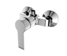 Ventura, Sprchová Stěnová Baterie Bez Sprchové Sady, Horní Vývod, Rozteč 100 Mm
